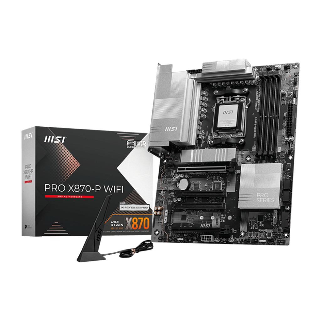 MSI Matična Ploča PRO X870-P WIFI AM4, DDR4, PCI-E x16, M.2, SATA, USB 3.2 - Image 3