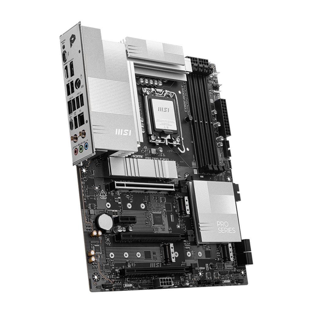 MSI Matična ploča PRO Z890-P WIFI Z890 LGA1851 4xDDR5 3xPCI-Ex16 1xPCI-Ex1 4xM.2 1xUSB4 1xUSB3.2 Gen2 X2 2xUSB - Image 3