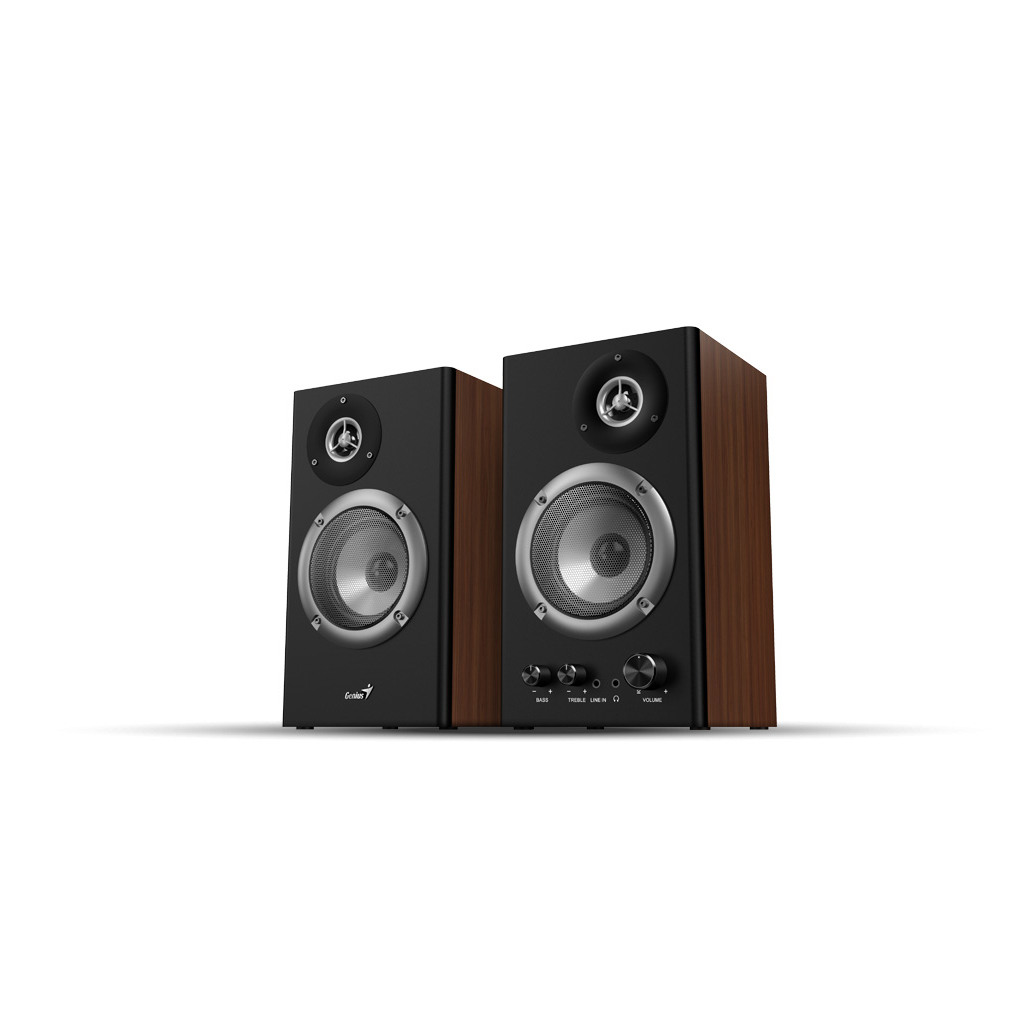 Genius zvučnici SP-HF1200B active, 2.0, 36w, wood, 40 Hz - 20000 Hz, 3.5mm, RCA - Image 2