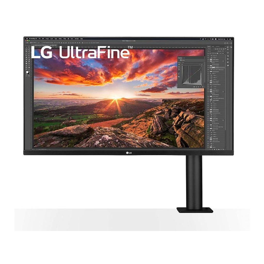 LG 31,5" Ergo mon 32UN880P-B31,5",4K,IPS,Ergo stand C-clamp,350cd,2xHDMI,DP,type-C 60W,2x USB 3.0