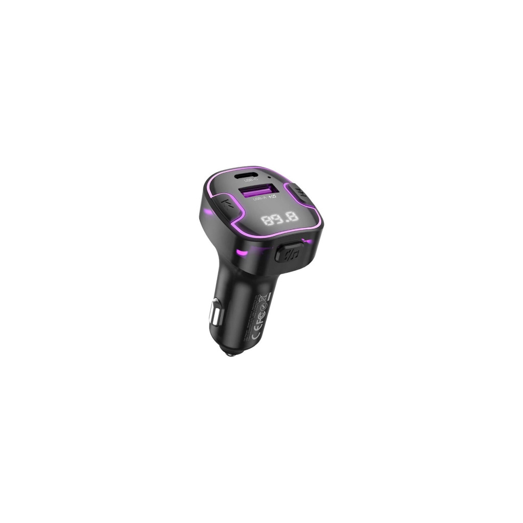 XO BCC12 FM Transmitter Bluetooth + Car charger 3.1A - Image 3