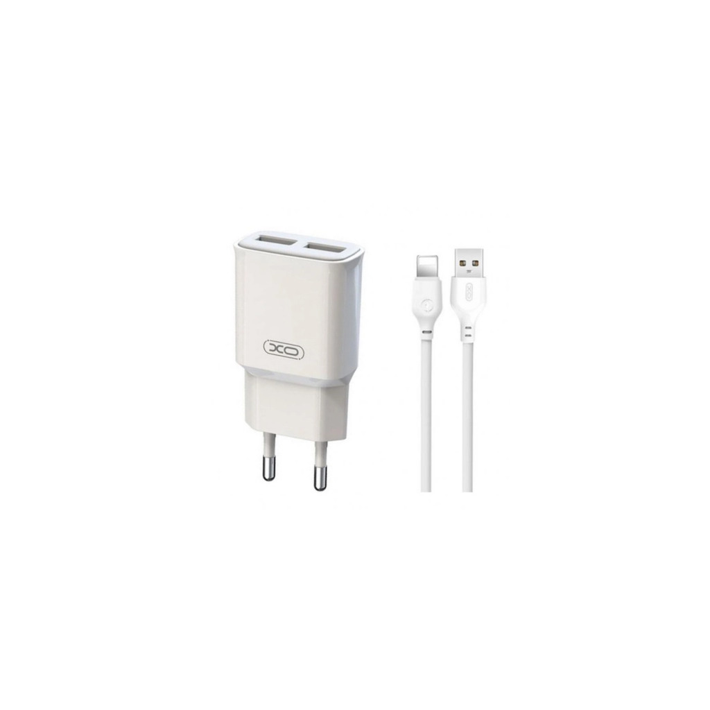 XO L92C  Dual 2.4A Charger + Lightning cable