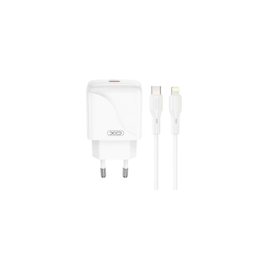 XO L141 20W Type-C Fast Charger + Lightning cable