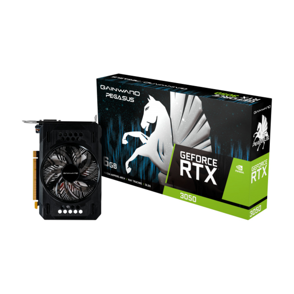 Gainward RTX 3050 Pegasus 6GB GDDR6 Grafička Kartica - 96bit, DVI, DP, HDMI