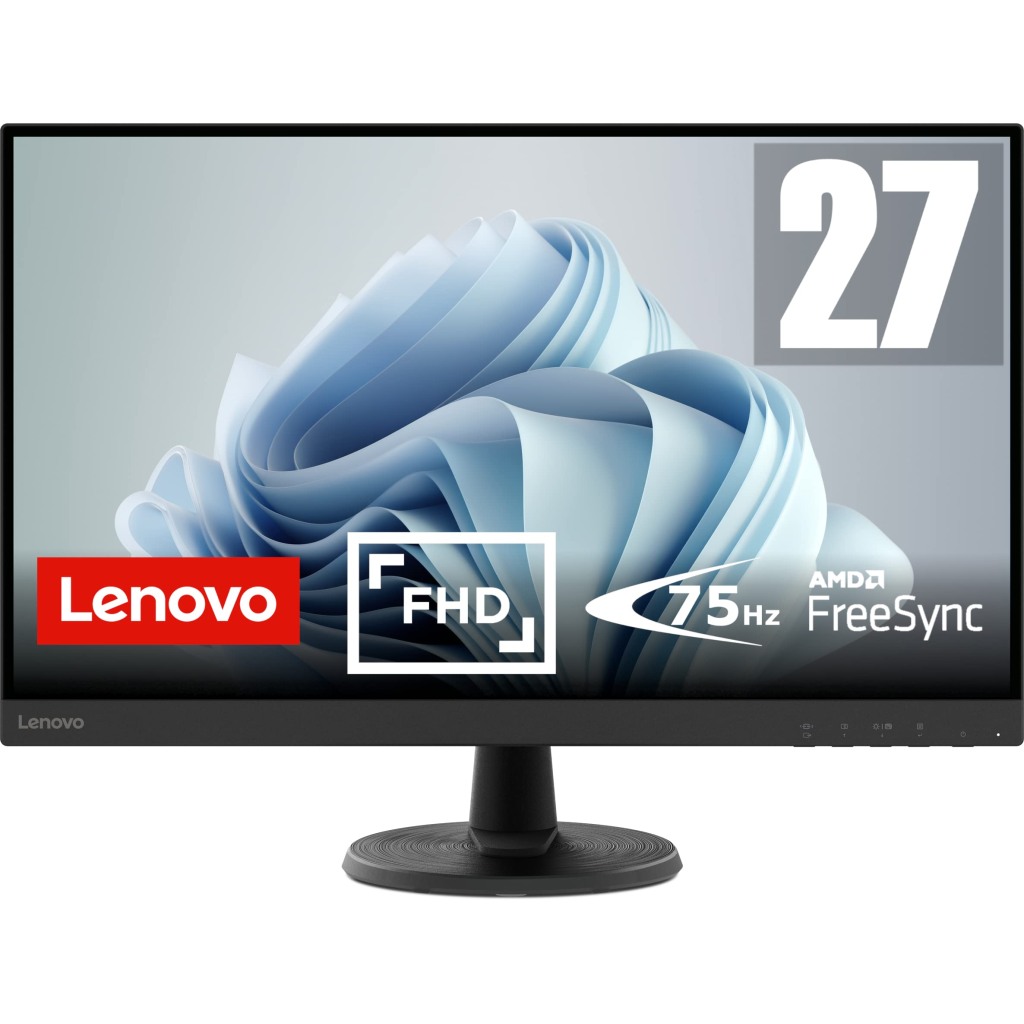 Lenovo Monitor D27-45 27" FHD 1920x1080 VA Anti-glare 3000:1 VGA HDMI 75Hz