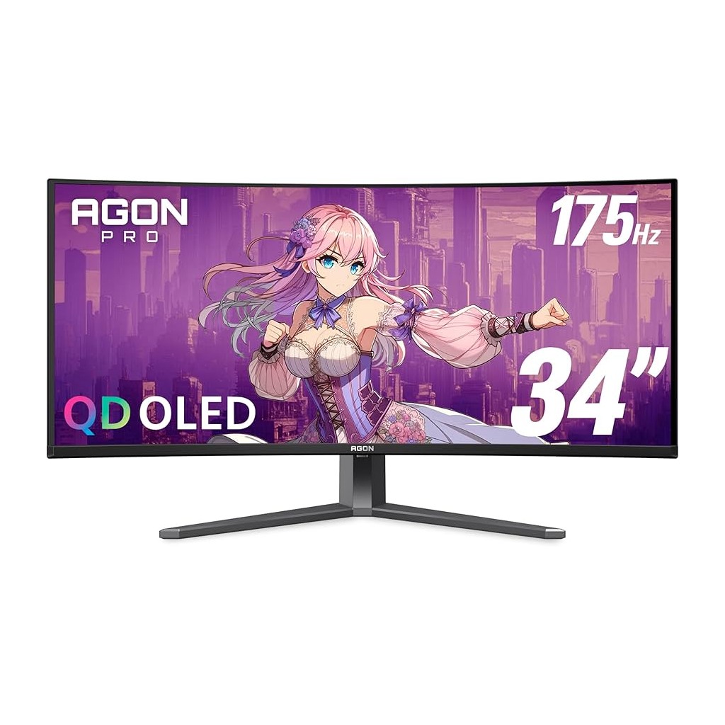 AOC AGON PRO AG346UCD 34" Zakrivljeni QD-OLED Monitor 3440x1440 175Hz 0.03ms Freesync - Image 3