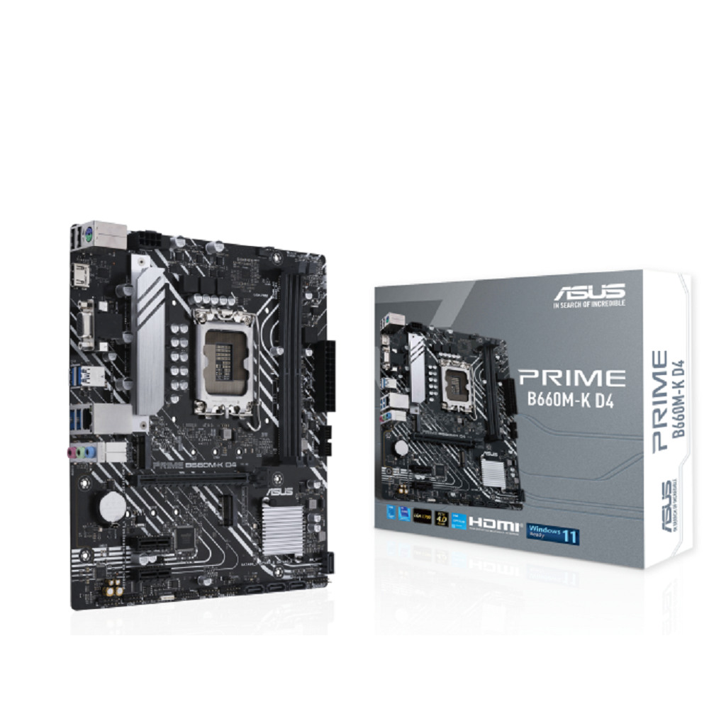 ASUS MB PRIME B660M-K D4Intel B660;LGA17002xDDR4;RAID;VGA,HDMI,mATX - Image 2