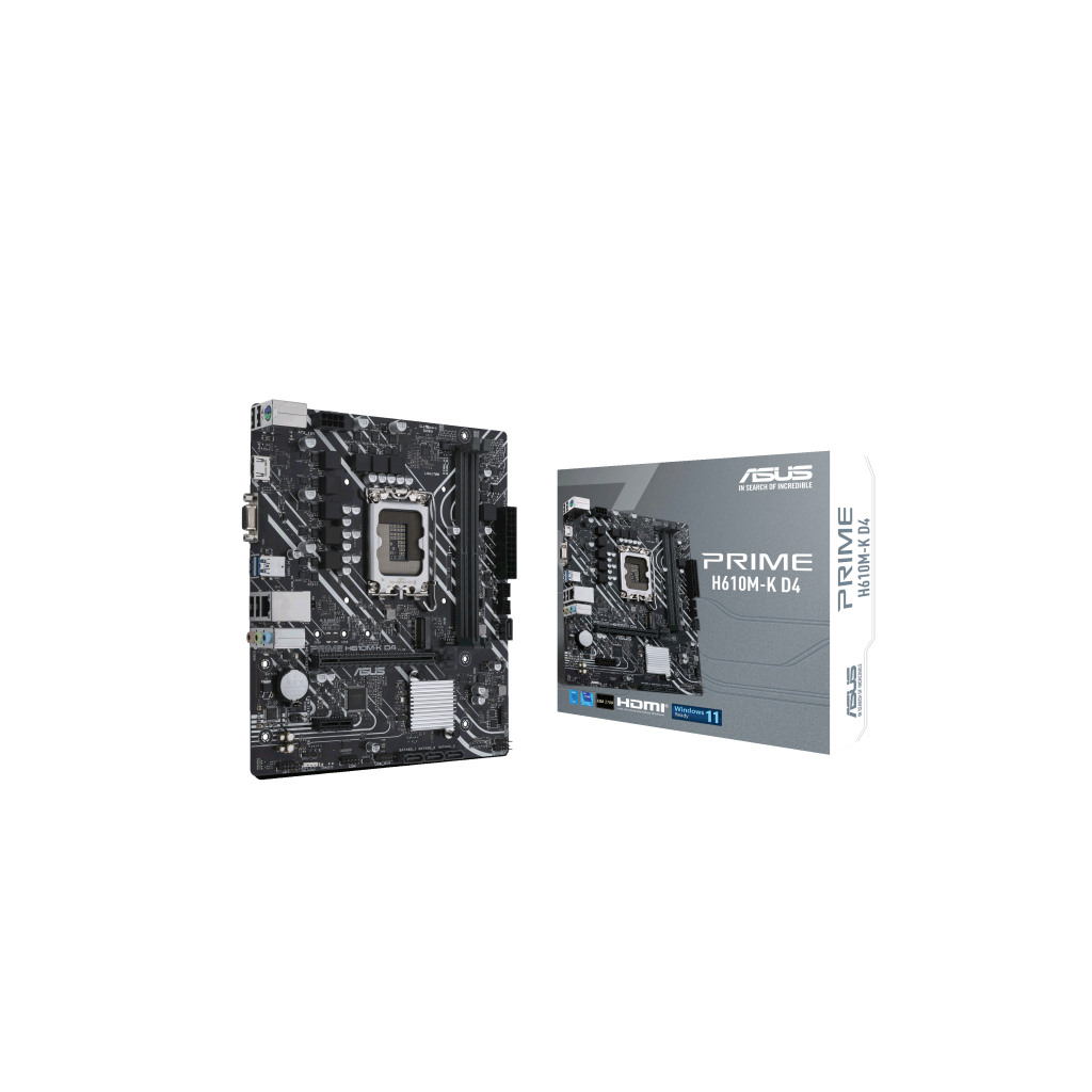 ASUS Matična Ploča PRIME H610M-K D4 - Intel H610, LGA 1700, 2xDDR4, VGA, HDMI, micro ATX