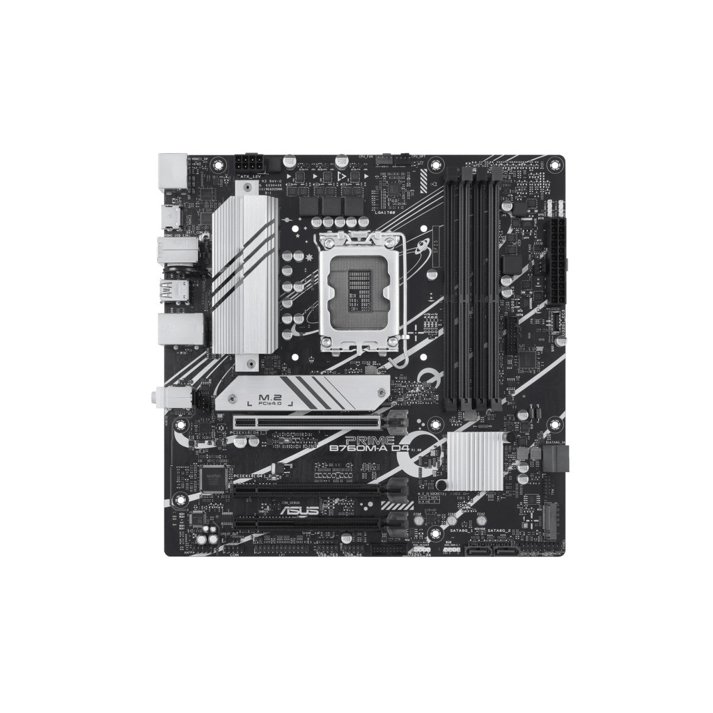 ASUS MB PRIME B760M-A D4-CSMIntel B760, LGA 1700, 2x M.2,4xDDR4; 2xHDMI, DP, mATX - Image 5