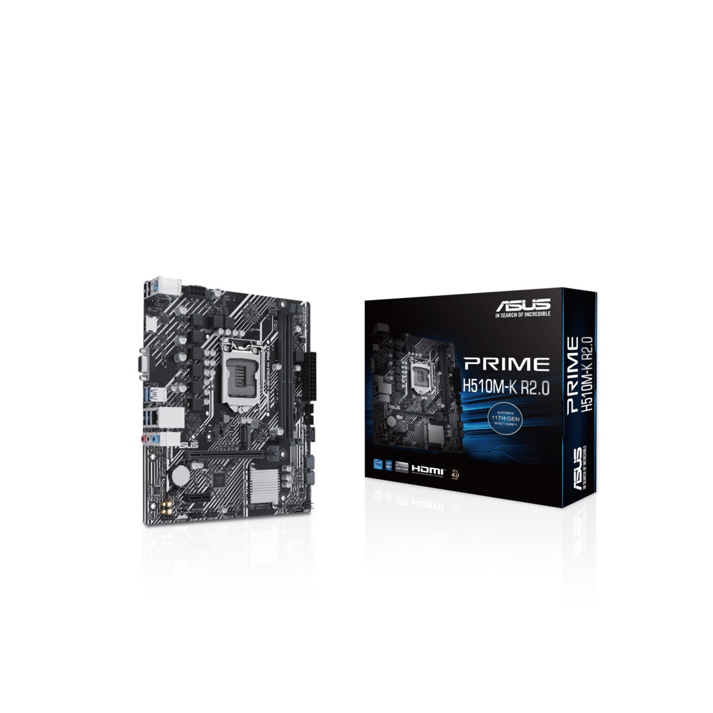 ASUS MB PRIME H510M-K R2.0Intel H470;LGA 1200;2xDDR4VGA,HDMI;Micro Atx, 1xM.2