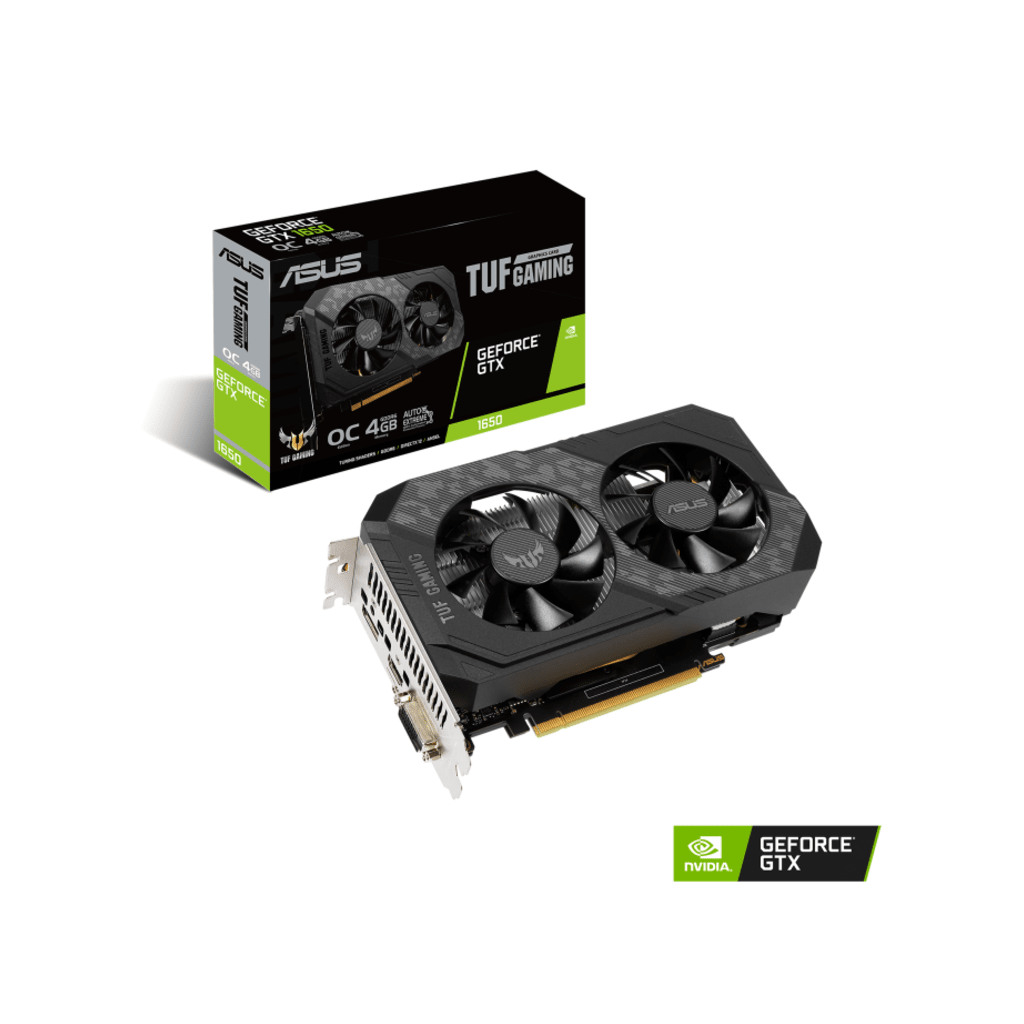 TUF-GTX1650-O4GD6-P-V2-GAMINGNVIDIA GeForce GTX 16504GB GDDR6 128bit;DVI,HDMI,DP