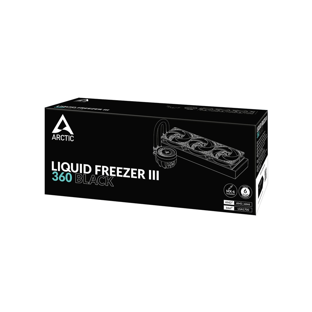 Liquid Freezer III 360 BlackMulti Compatible AIO CPU WaterCooler, 1851, 1700, AM4, AM5 - Image 4