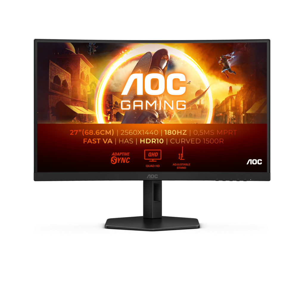 AOC Gaming Monitor LED CQ27G4X 27 inča QHD zakrivljen, 180 Hz, 0,5 ms, FreeSync - Image 4