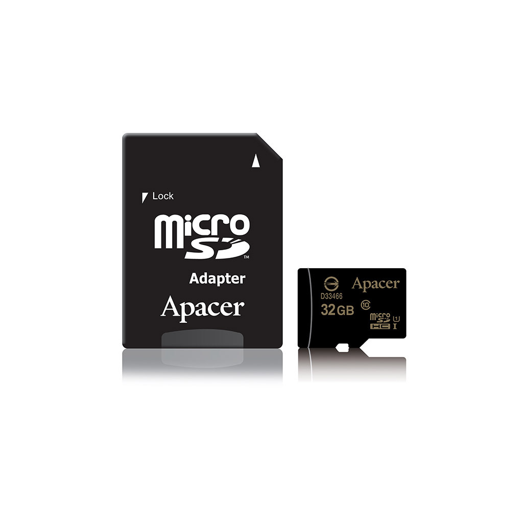 APACER microSDHC 32GBSecure Digital Class 10Retail sa 1 adapterom