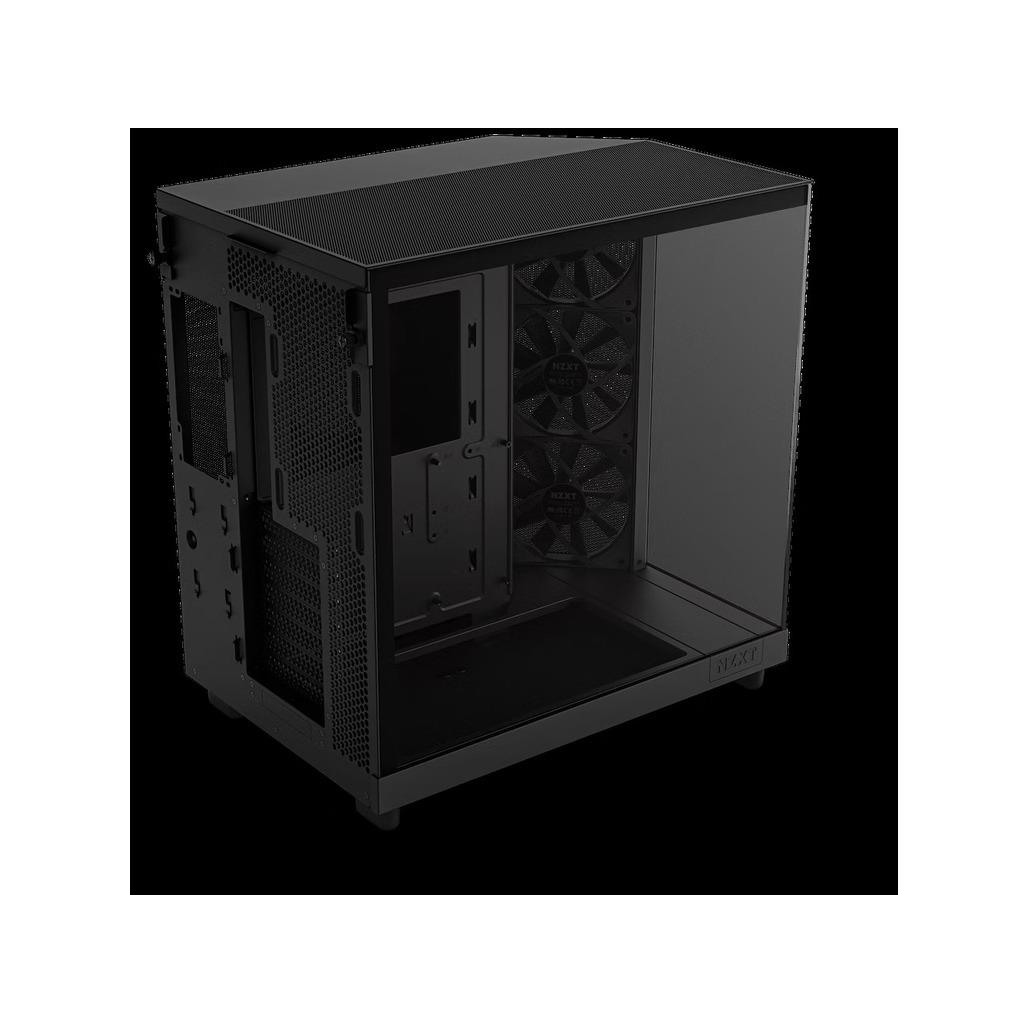 NZXT CASE H6 FLOW BLACK mini-ITX, Micro-ATX, ATX, Mid-tower, 3x fan - Image 3