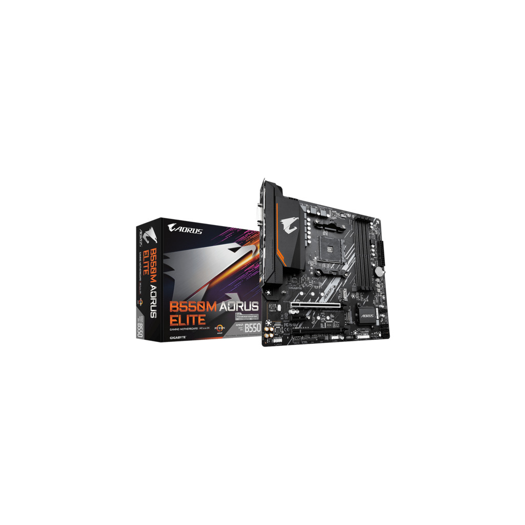 GIGABYTE MB B550M AORUS ELITEAMD B550;AM4;4xDDR4DVI,HDMI,RAID;micro ATX