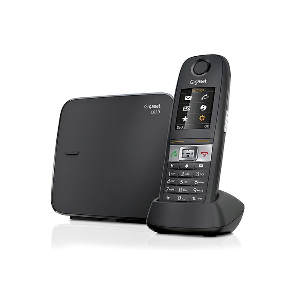 Gigaset E630, BlackRobust and enduring (IP65)Vibrating and flashing caller alert