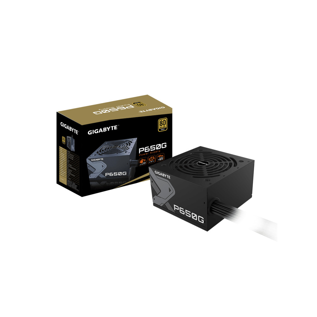 Gigabyte PSU 650W Gold,80+, ATX form factor,Active PFC, 6xSATA,4xPCIe 6+2 Pin,3x4Pin - Image 4