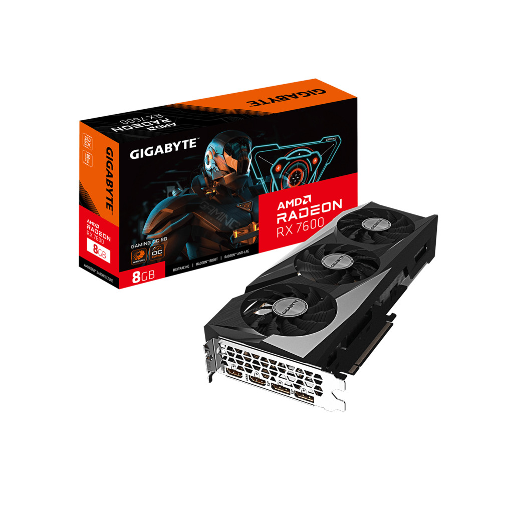 Gigabyte VGA RX 7600 Grafička Kartica za Igre 8GB GDDR6 128bit 2xHDMI 2xDP - Image 4