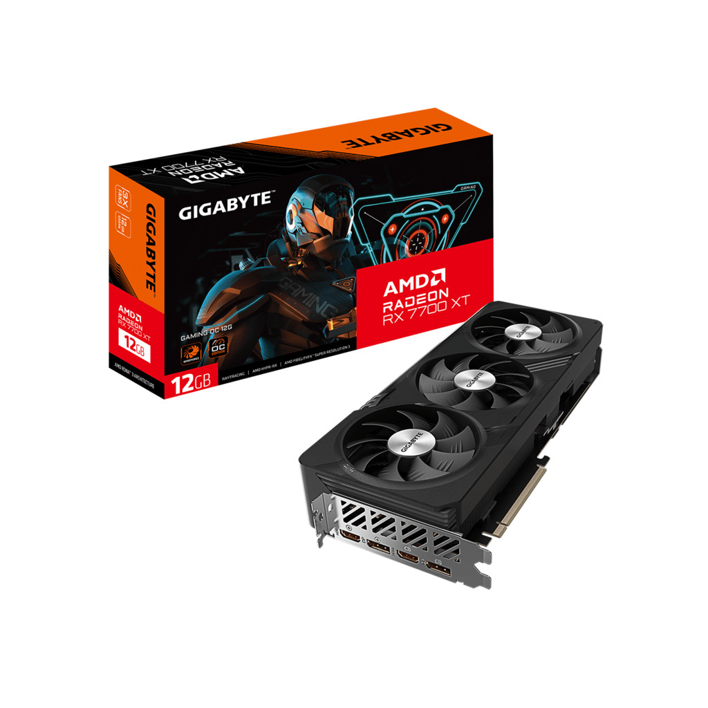 Gigabyte Radeon RX 7700 XT Gaming OC - 12GB GDDR6, 192-bit, 4K Gaming - Image 3