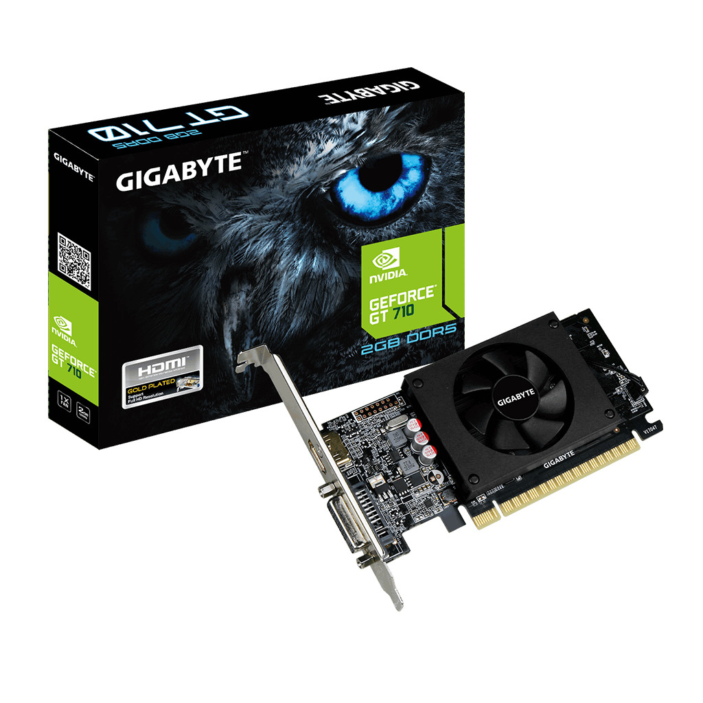 GIGABYTE GeForce GT 710 2GB DDR5 - Niskoprofilna grafička kartica sa HDMI