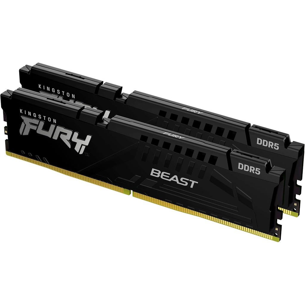 Kingston 64GB 6000MHz DDR5Fury Beast (2x32GB), CL30,XMP, EXPO, 2RX8, 288-pin 16Gbit