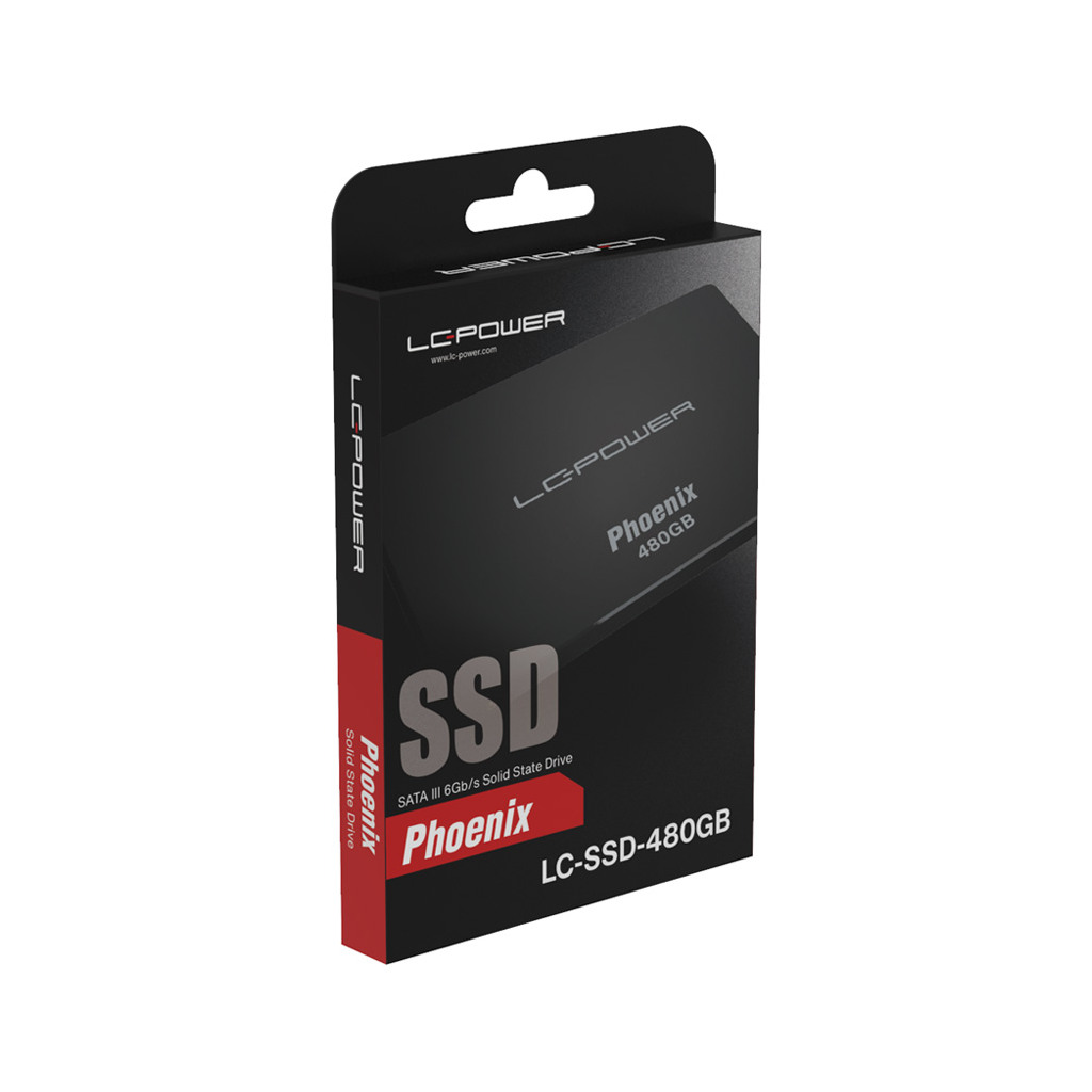 LC-Power SSD 480GB 2.5" SATAPhoenix Series,550/470 MB/s - Image 2