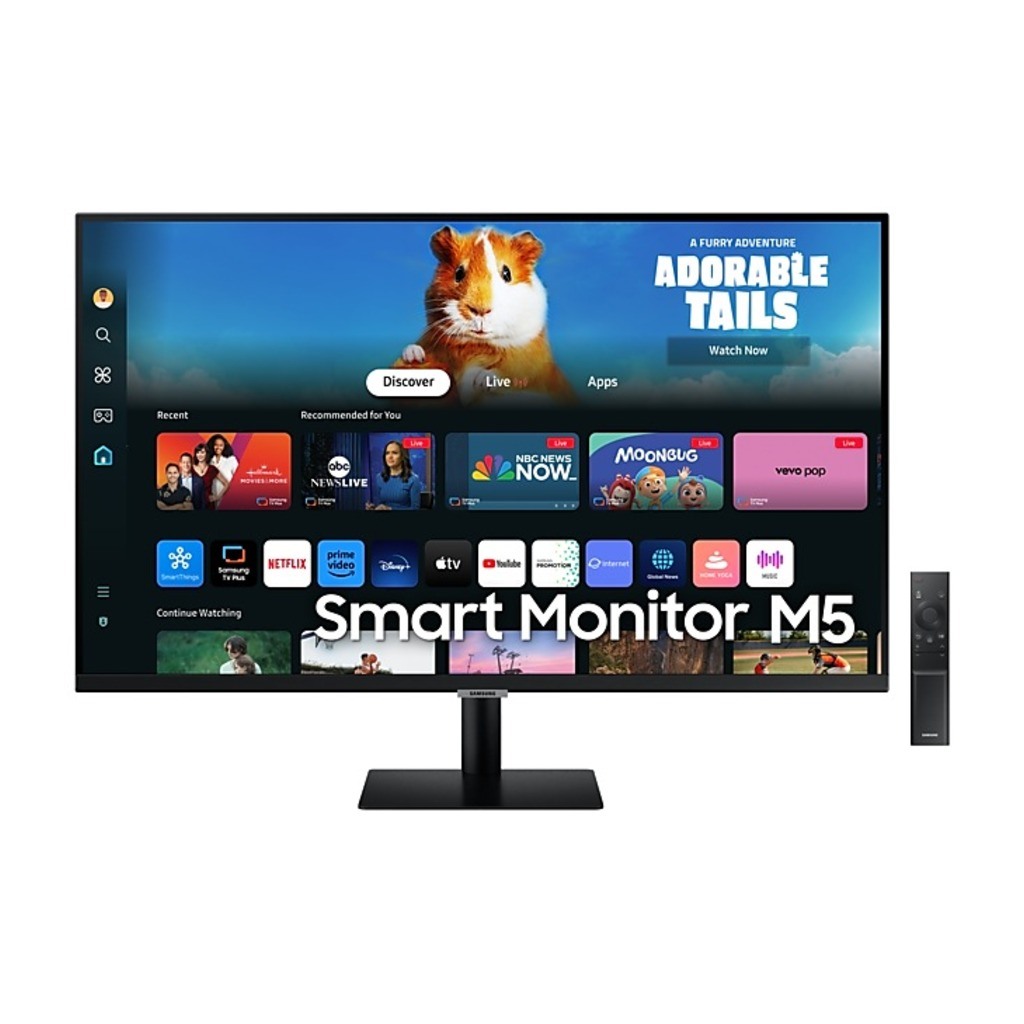 Samsung Smart 27" M50D monitorVA,1920x1080,4ms,250cd,WiFi53000:1, 60Hz, Tizen OS, 2xHDMI, 2xUSB