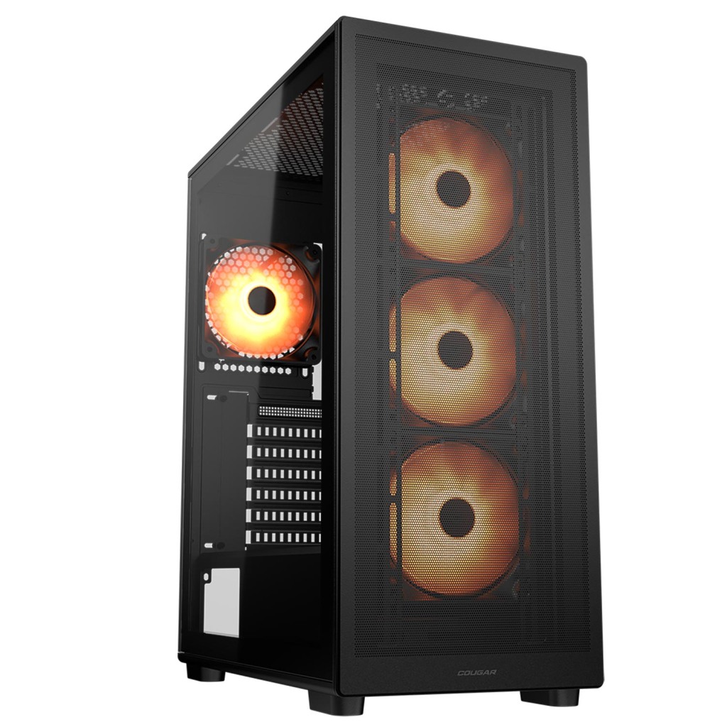 COUGAR MX220 RGB PC Kućište Mid Tower Crno - RGB rasvjeta, magnetna prednj