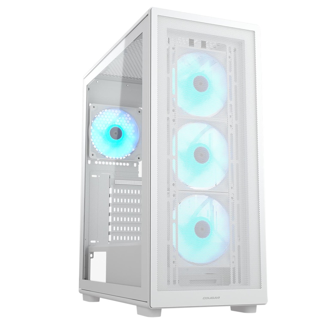 COUGAR MX220 RGB PC Kućište Mid Tower Bijelo - RGB ventilatori, filteri za prašinu, žičana kontrola