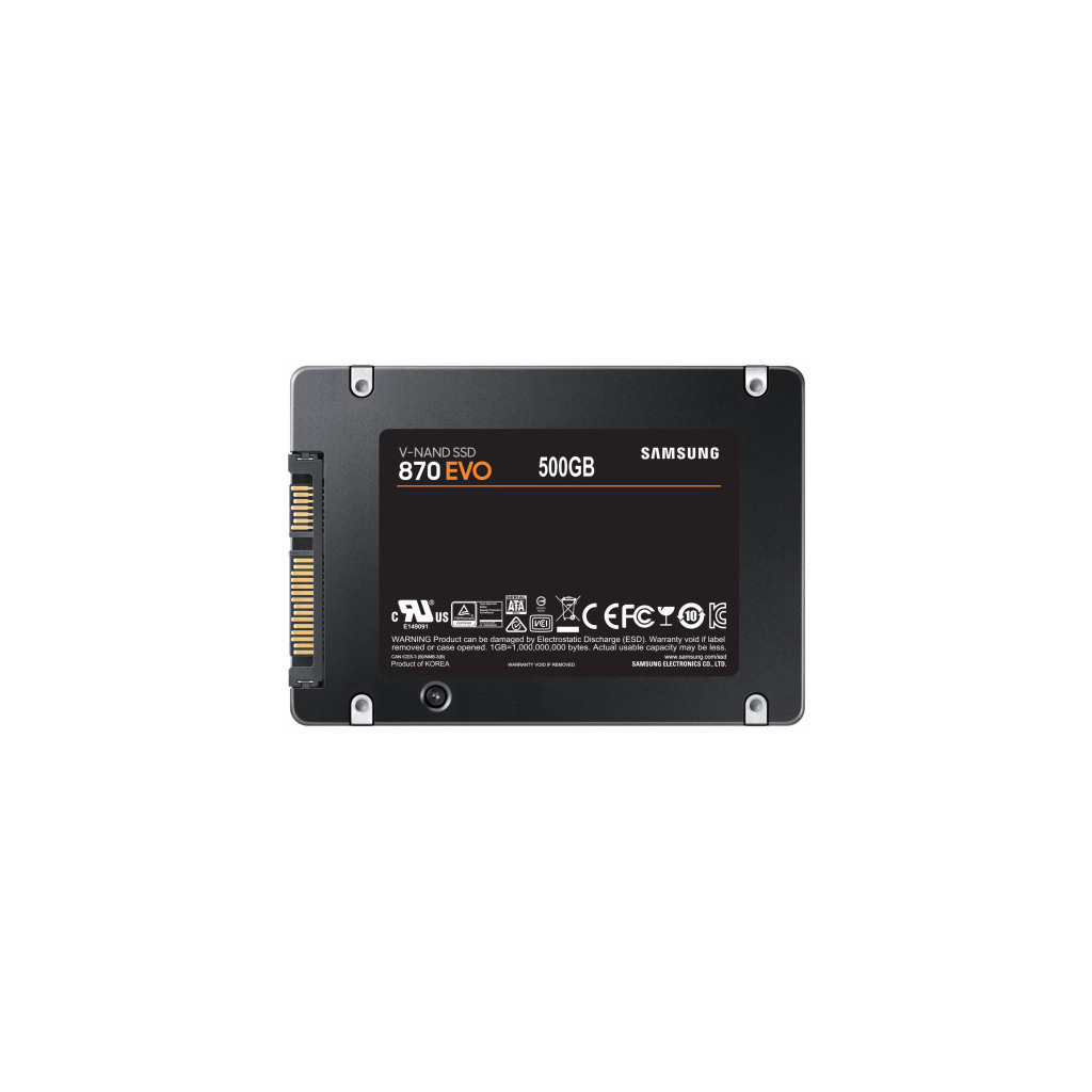 SAMSUNG SSD 870 EVO 500GB2.5'' SATA3;V-NAND MLC560MB/s read,530MB/s write