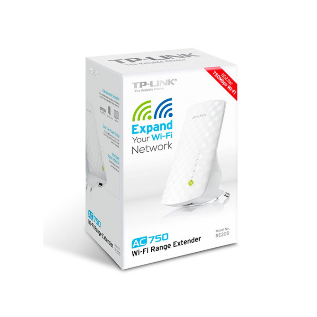 TP-Link AC750 Wi-Fi Range Extender/Access Point,1x10/100 Mbps Ethernet Port (RJ45) - Image 2