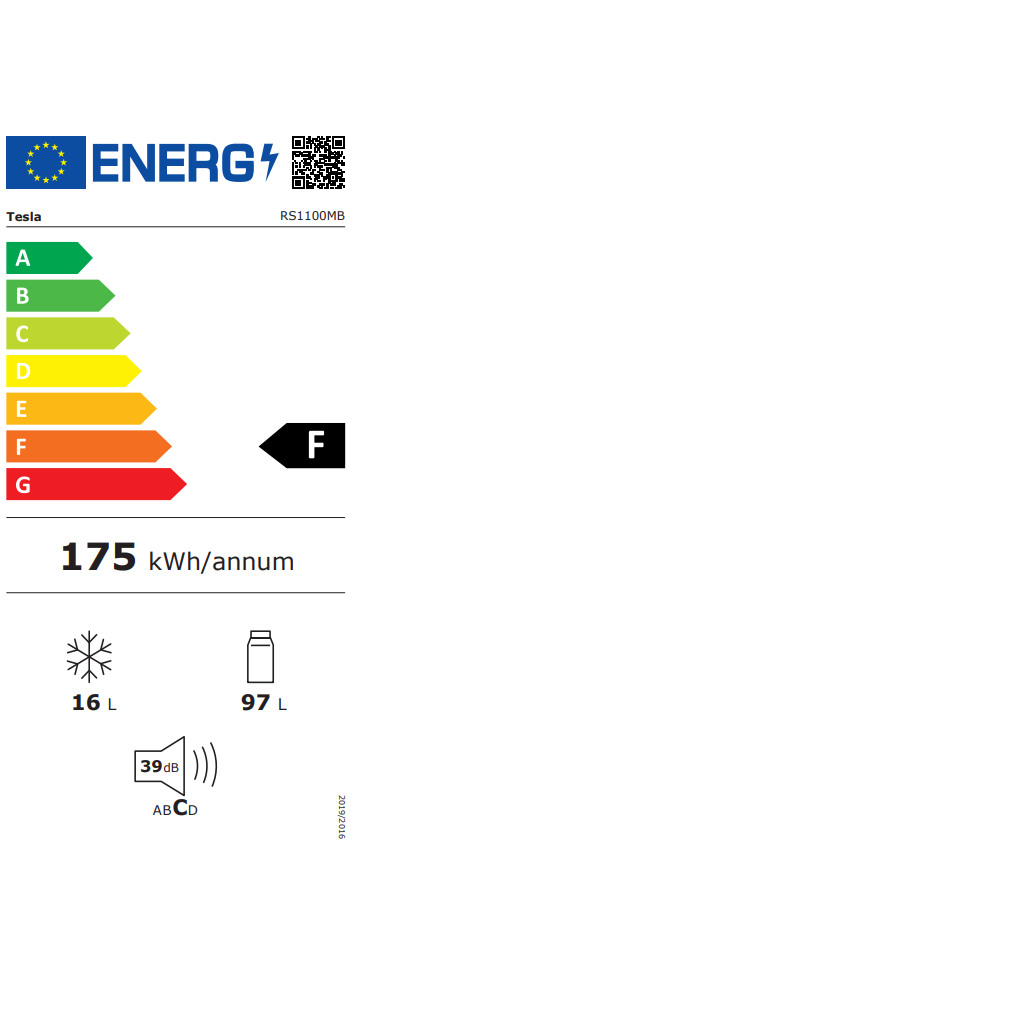 TESLA Frižider RS1100MB - Image 3