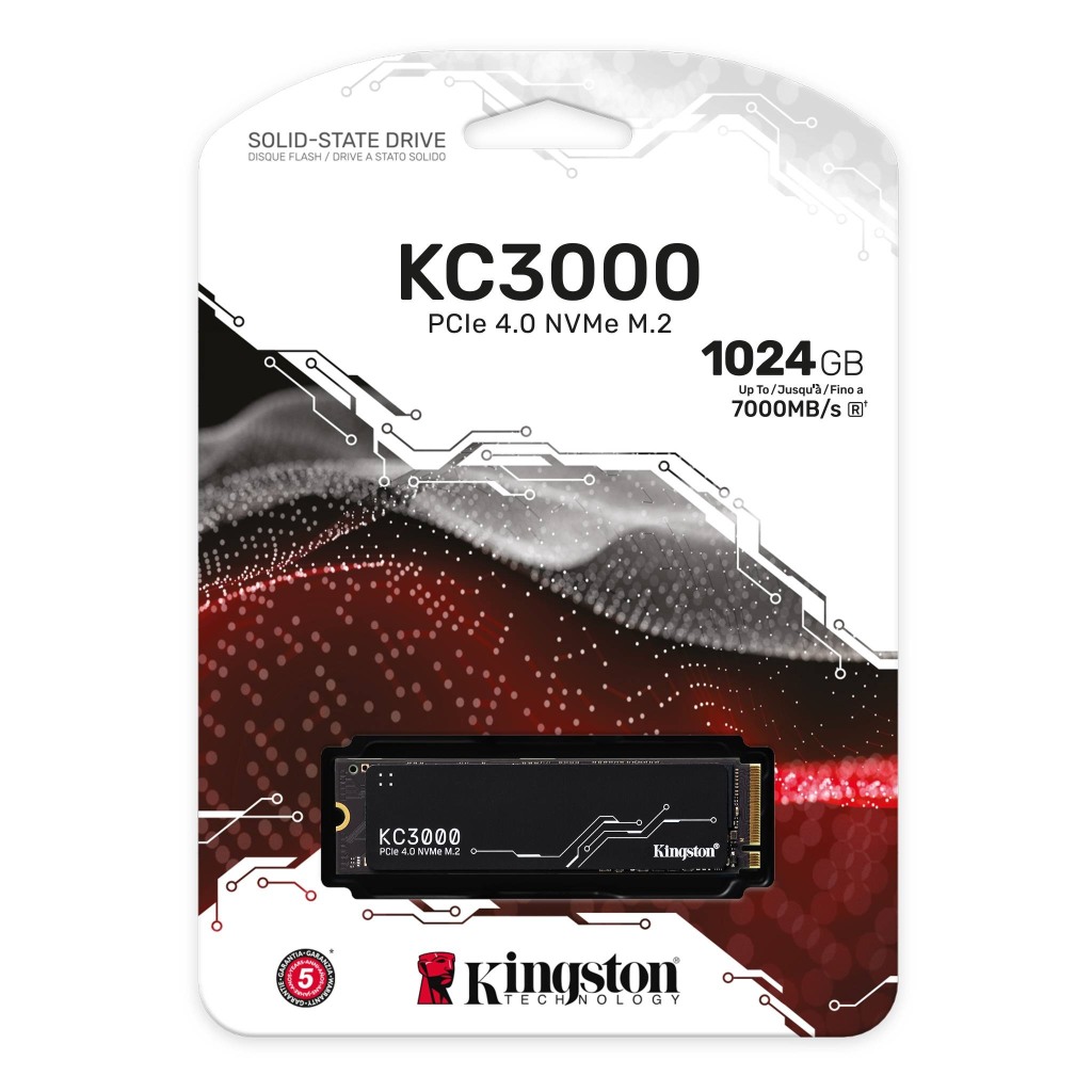 Kingston Super Brz SSD 1TB NVMe PCIe Gen 4.0 - 7000/6000MB/s