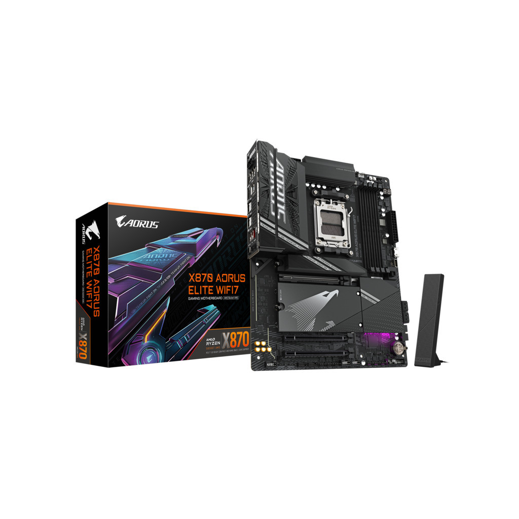 Gigabyte MB X870 A Elite WIFI7AM5; 4xDDR5; 4xM.2; 4xSATA12xUSB; WIFI; ATX; RAID