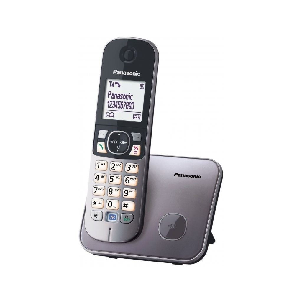 PANASONIC telefon bežični KX-TG6811FXM metalik sivi - Image 2