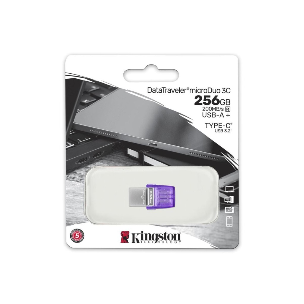 USB memorija Kingston 256GB DataTraveler microDuo 3 Type-C - Image 3