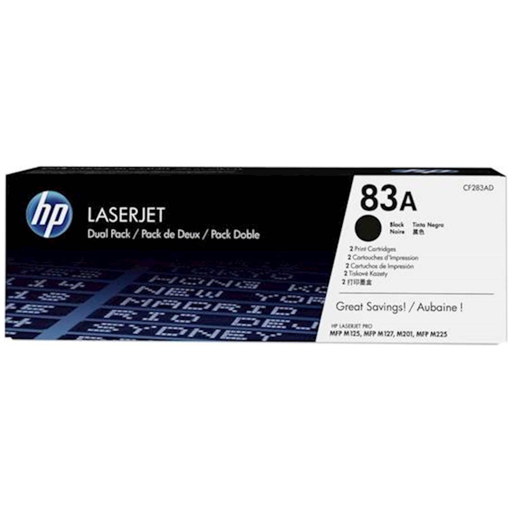 Toner HP black 83A