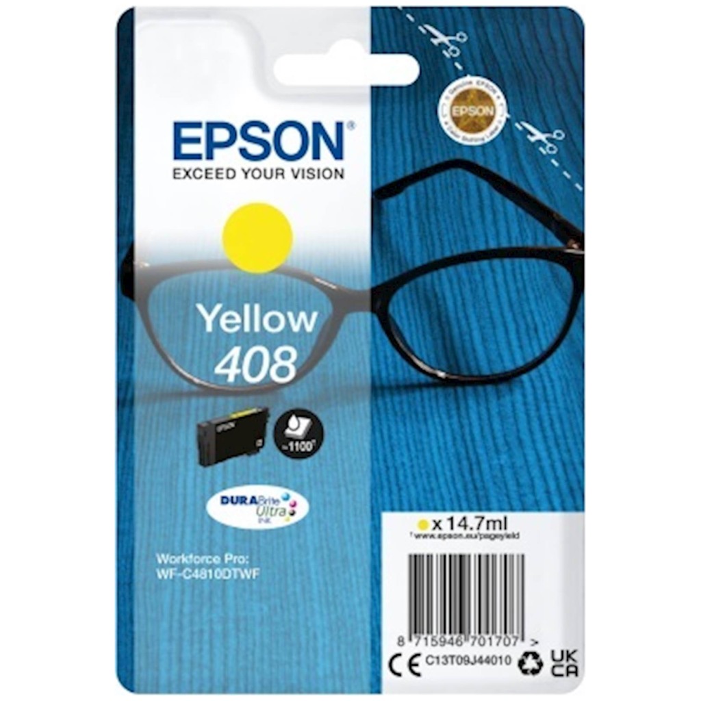 Tinta Epson DURABrite Ultra Spectacles 408/408L Y