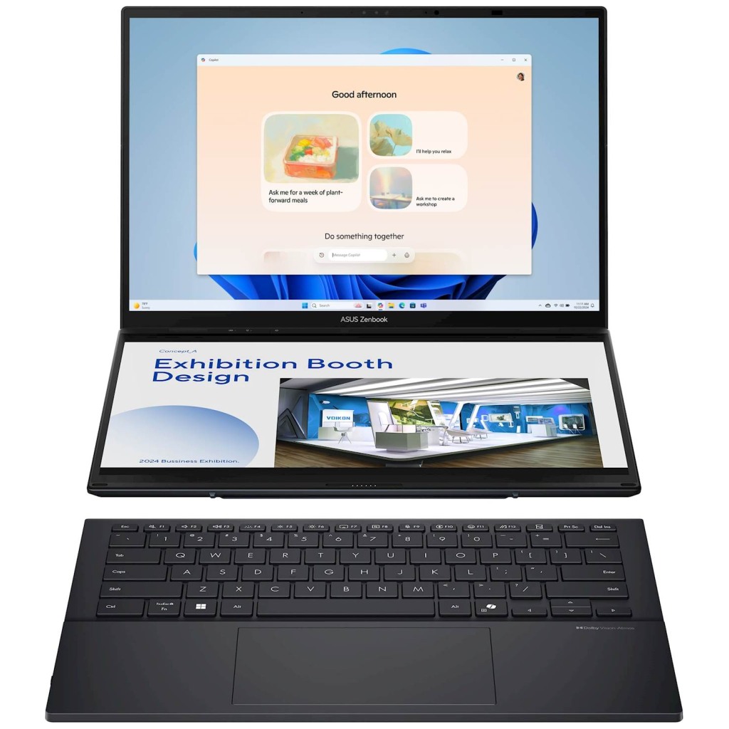 Laptop ASUS Zenbook Duo14 UX8406CA-PZ005W 14"3K OLED TOUCH 120Hz U9-285H 16C/16T 32GB DDR5 s2TB W11h