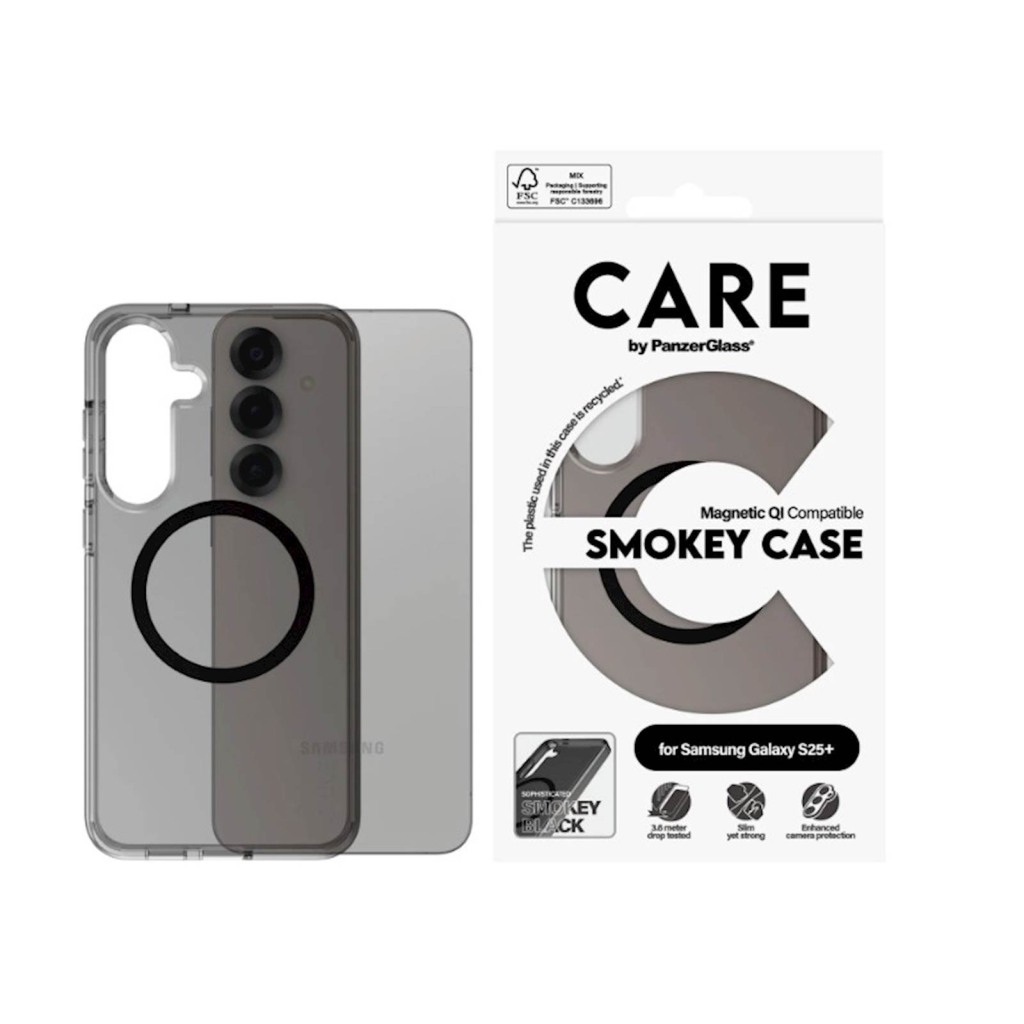 Zaštitni okvir Care S25 Plus Smokey Black