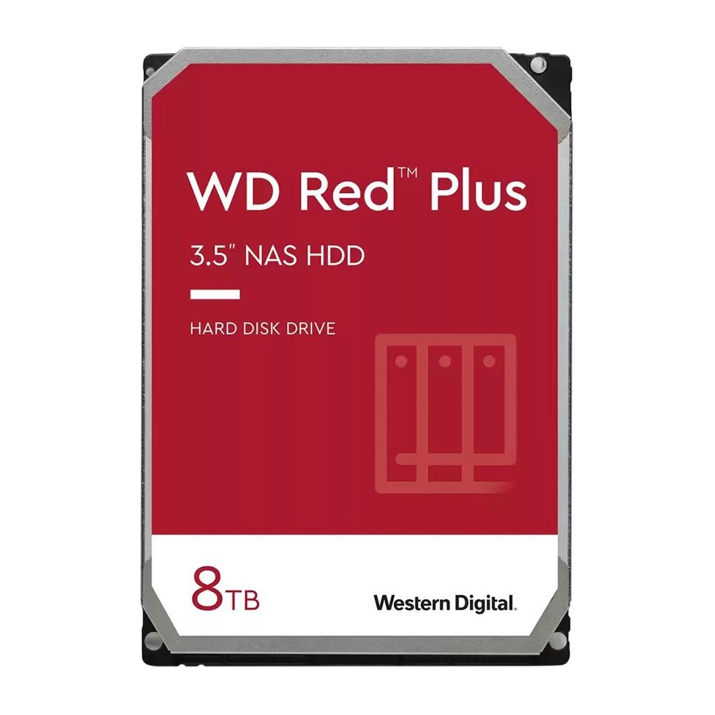 WD Red Plus NAS Tvrdi Disk 8TB - Pouzdan i Brz Storage