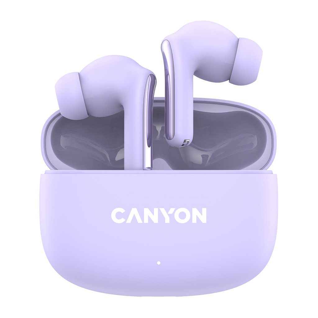 CANYON Bežične Slušalice OnGo 9 - Bluetooth 5.0, Ljubičaste, 20h Baterija