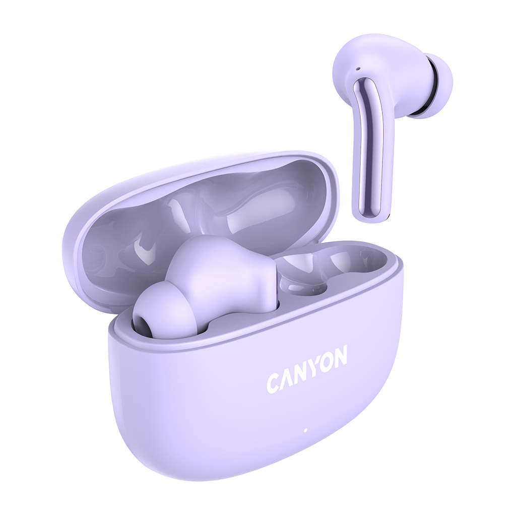 CANYON Bežične Slušalice OnGo 9 - Bluetooth 5.0, Ljubičaste, 20h Baterija - Image 4