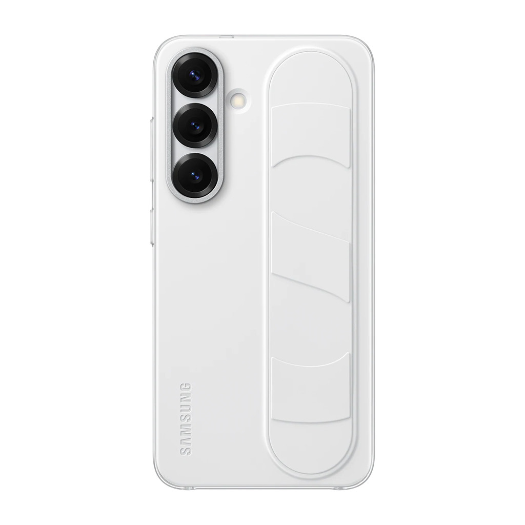 Samsung Galaxy S25 Standing Grip Case White