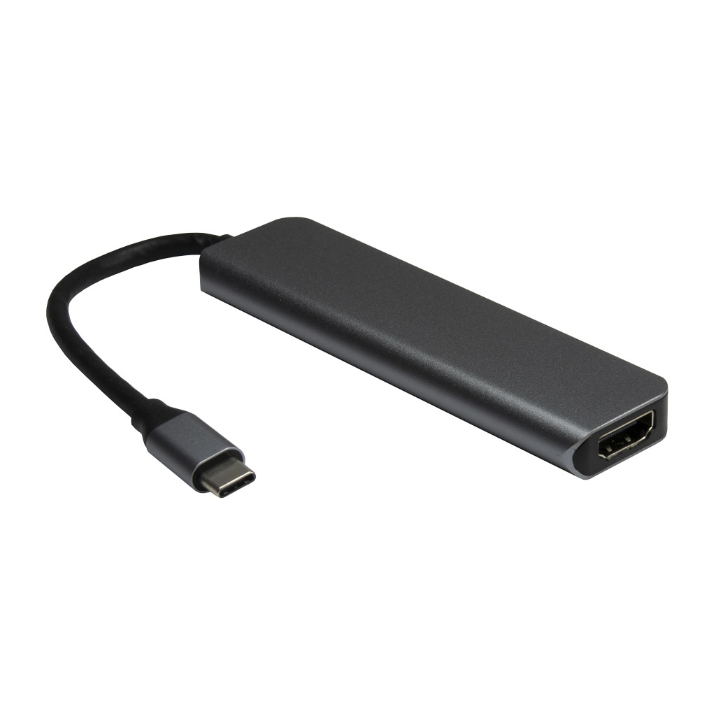 Intertech Argus USB-C Adapter 5-u-1 - Višenamjenski Hub za Laptop i Tablet - Image 2