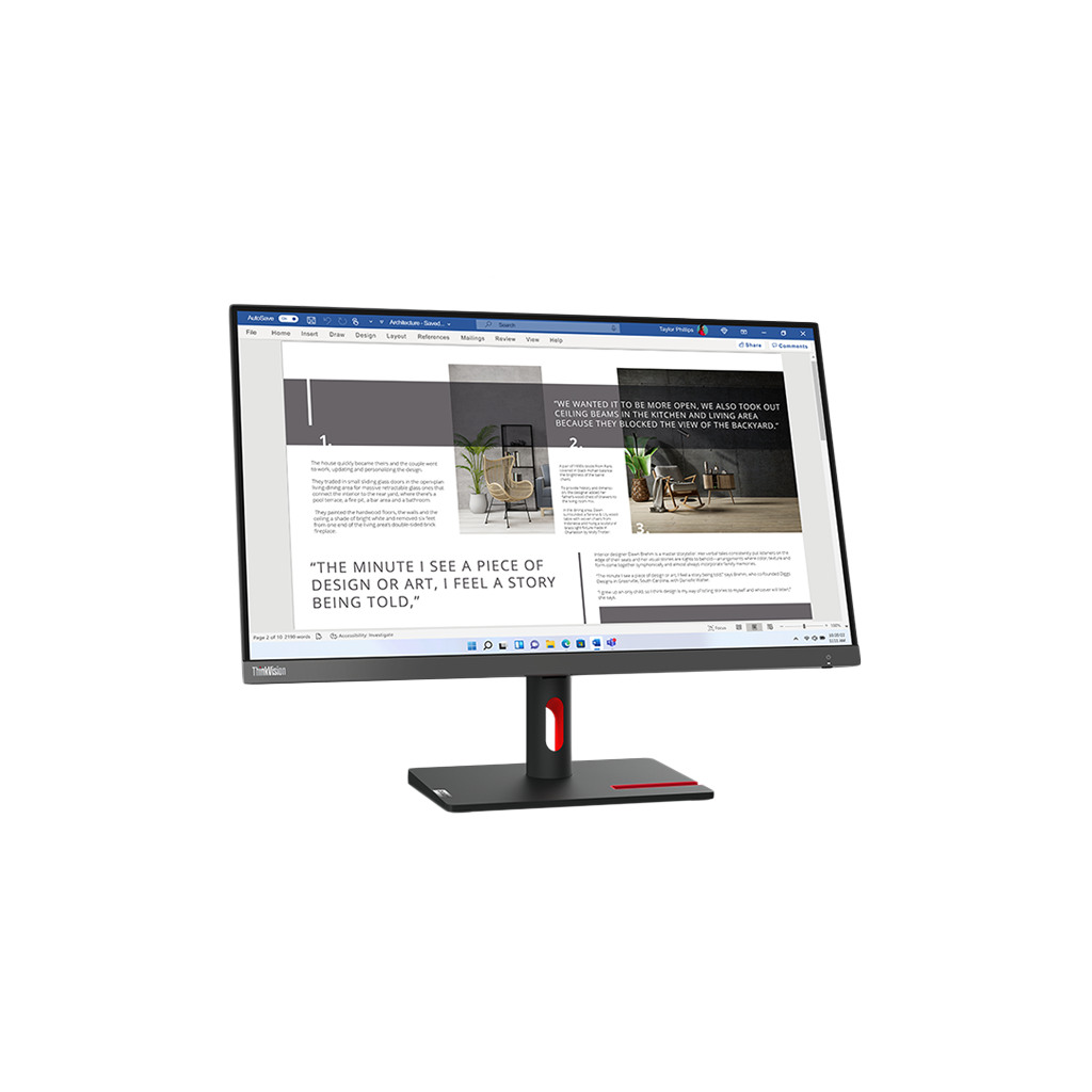 ThinVision S27i-30 Monitor 27" FHD 1920x1080 IPS WLED 100Hz 4ms 2xHDMI 1xVGA - Image 4