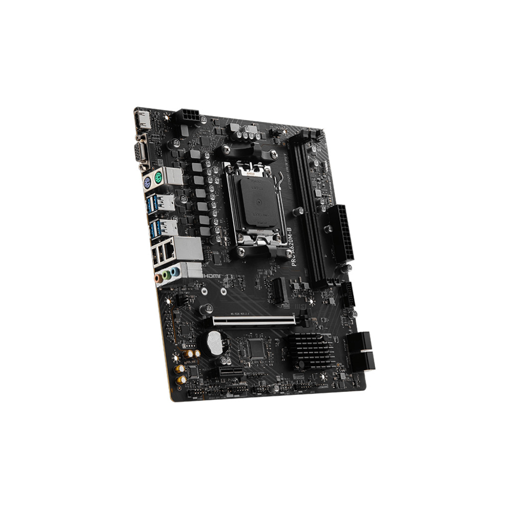 MSI Matična Ploča PRO A620M-B - AM5 Socket, DDR5, HDMI/VGA, mATX Format - Image 3