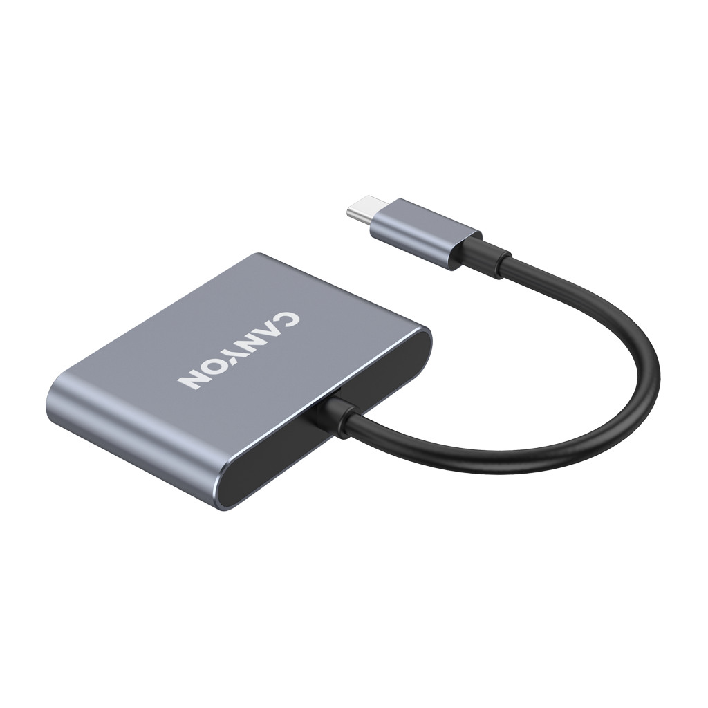 CANYON hub DS-3 3in1 USB-C Dark Grey - Image 3