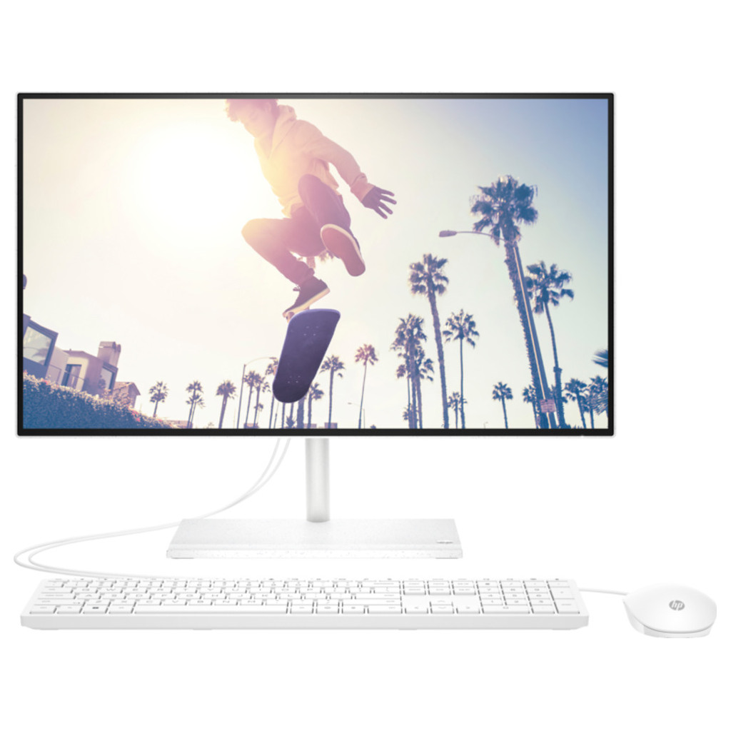 HP 24-cb1052ny All-in-One PC23,8" non touch 1235U,16GB,512GB,FreeDOS, bijeli, periferija